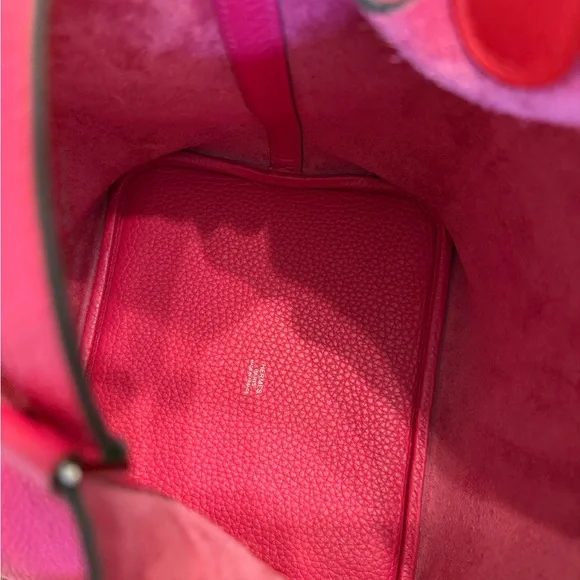 Hermes Picotin 22 Clemence, Rose Mexico, 2020 excellent condition, full set - Picture 9 of 12